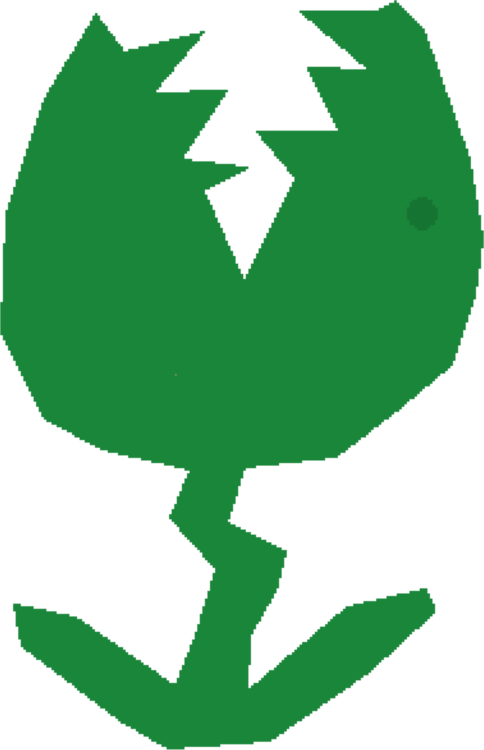 Piranha Plant Carnivorous Plant Carnivore Leaf - Clip Art - Png Download (484x750), Png Download