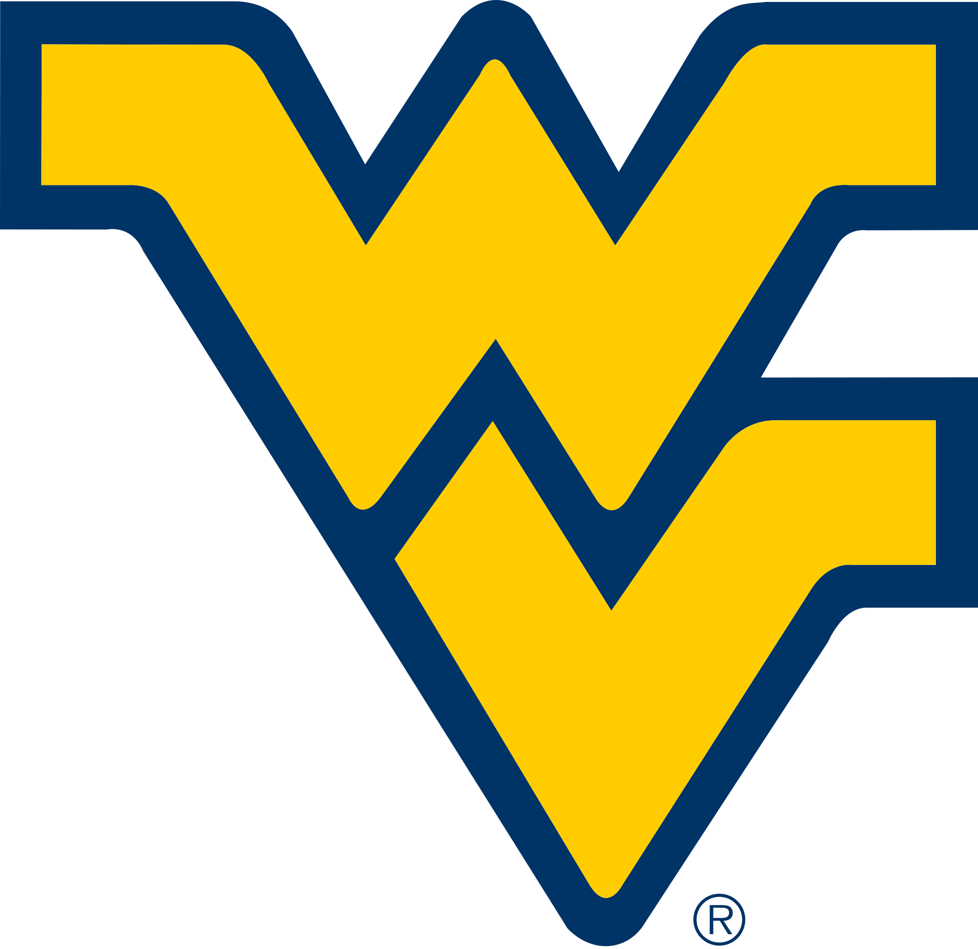 Texas Tech Pointless Reactions Football Player Clip - West Virginia University Decal - Png Download (2000x1940), Png Download
