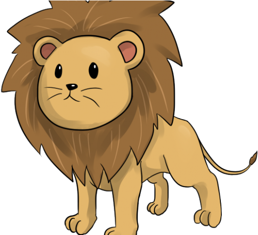 Mountain Lion Clipart Friend - Cute Lion Animated Baby - Png Download (640x480), Png Download