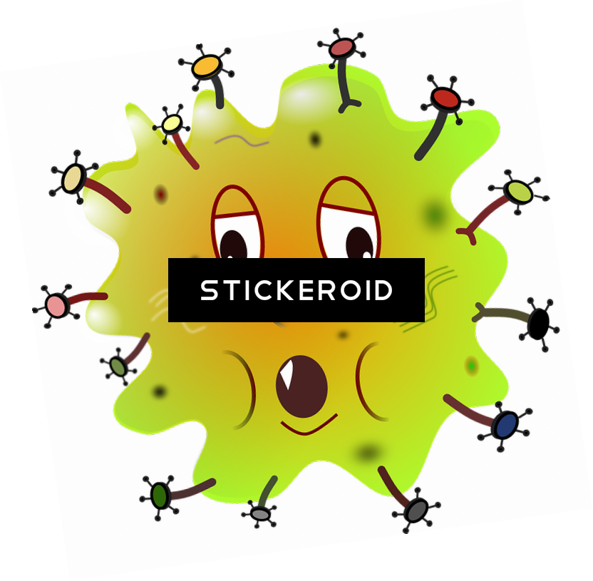 Bacteria Miscellaneous - Germ Clip Art - Png Download (832x815), Png Download