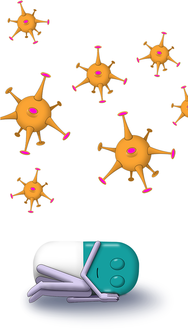 Germs Clipart Antibiotic Resistant Bacteria - Bacteria - Png Download (600x1146), Png Download