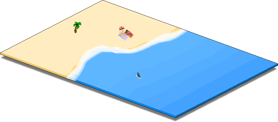 At The Beach It Will Come Many Cool Atractions - - Illustration Clipart (933x409), Png Download