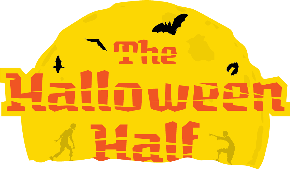 The Halloween Half Clipart (1650x695), Png Download