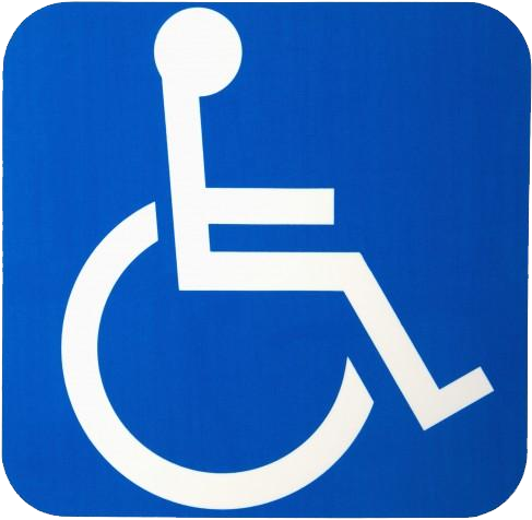 Braille Men Restroom Sign - Handicapped Symbol Clipart (800x800), Png Download