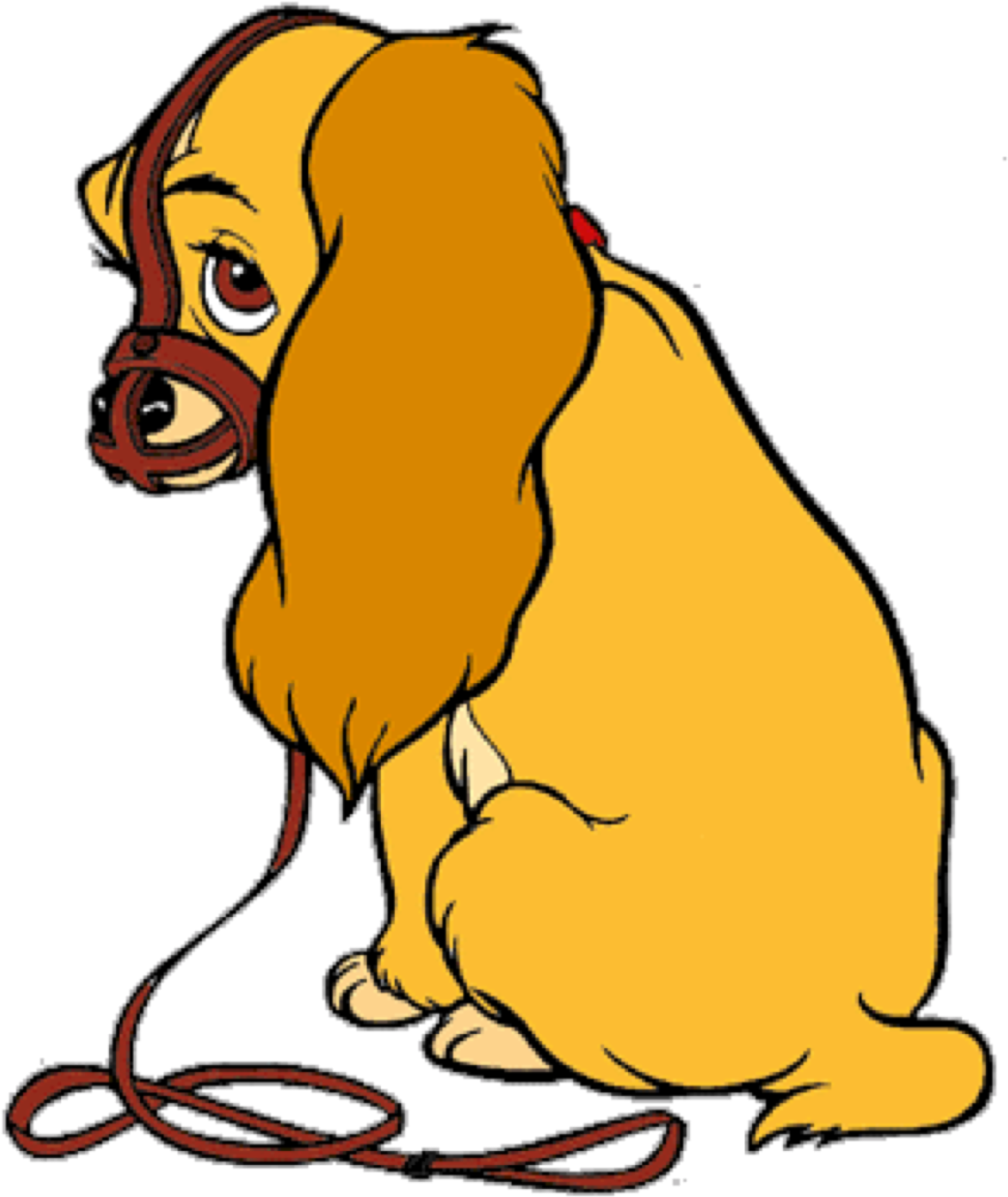 Disney's Lady And The Tramp Images Clip Art Hd Wallpaper - Lady And The Tramp - Png Download (1149x1386), Png Download