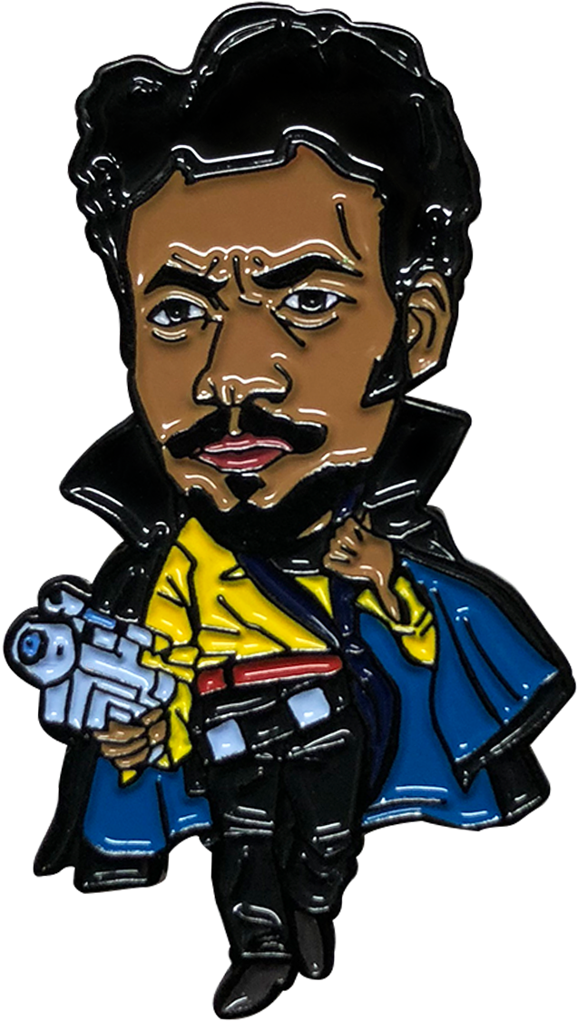 Lvrsandmnstrs Lando Pin - Lando Calrissian Clipart (2700x1800), Png Download