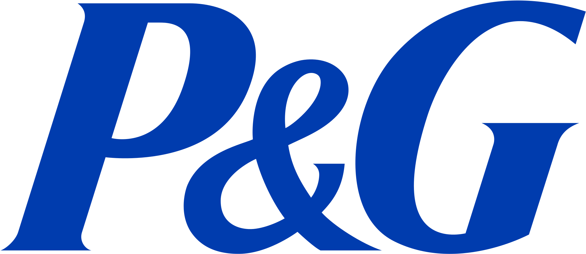 2000px-procter And Gamble Logo - Procter & Gamble Png Clipart (2000x873), Png Download
