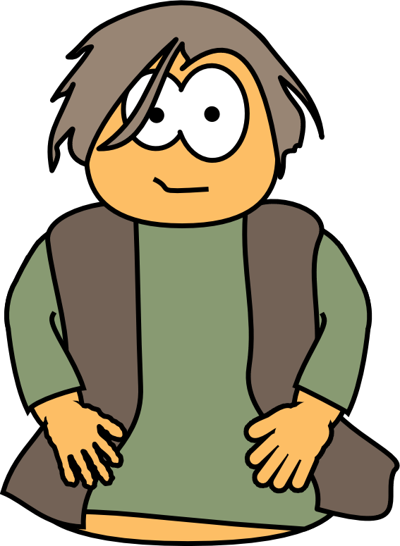 L039 Archives Jesus Without Language - Cartoon Clipart (567x775), Png Download