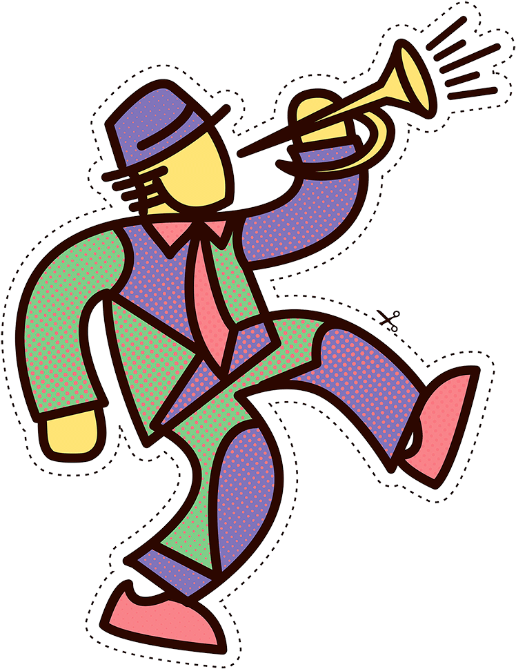 Get In On The Jazz Man Fun - Toronto Clipart (805x970), Png Download