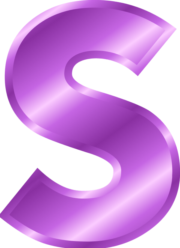 Clipart Letter S - Letter S In Pink - Png Download (600x827), Png Download