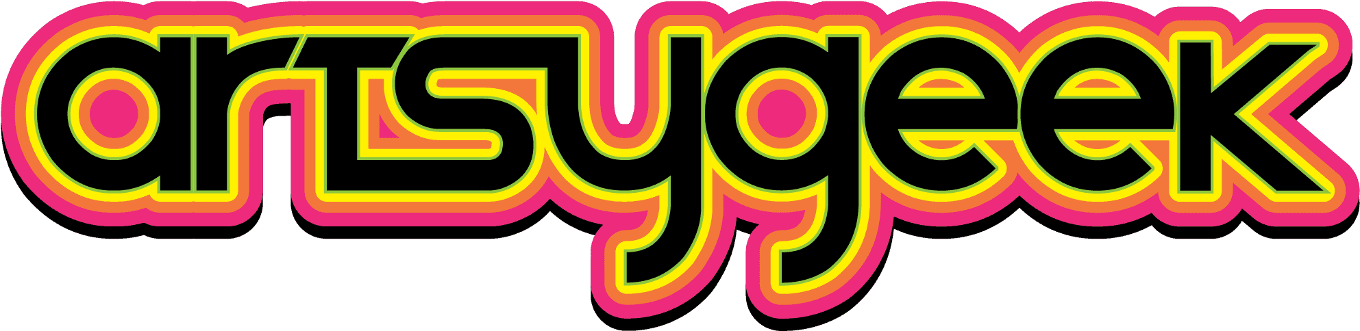 Artsy Geek - Graphic Design Clipart (2000x506), Png Download