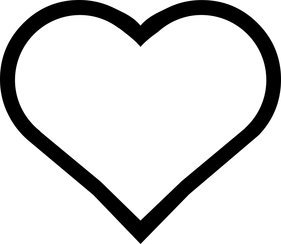 Heart Outline Vector Clipart (700x597), Png Download