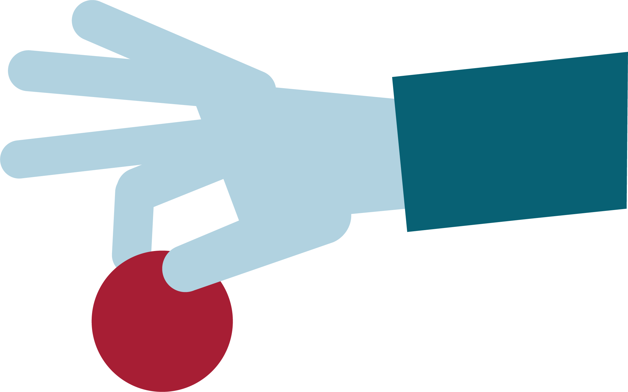 Hand Clipart (2130x1329), Png Download