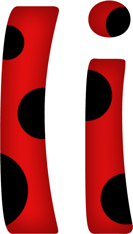 Flores Y Letras Para Decoupage - Letras U Da Ladybug Para Imprimir Clipart (899x1000), Png Download