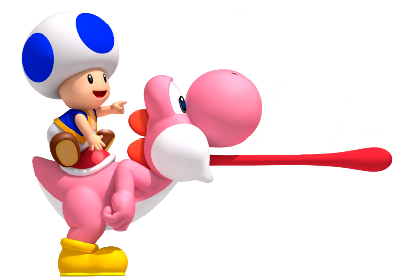 Yoshi Clipart Mario Brothers - Mario Bros Pink Yoshi - Png Download (800x566), Png Download