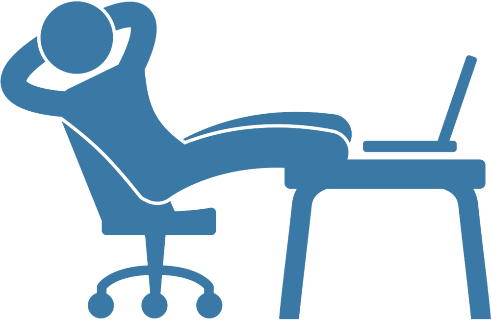 Noun 855577 3a78a5 - Telecommuting Clipart (1000x1000), Png Download