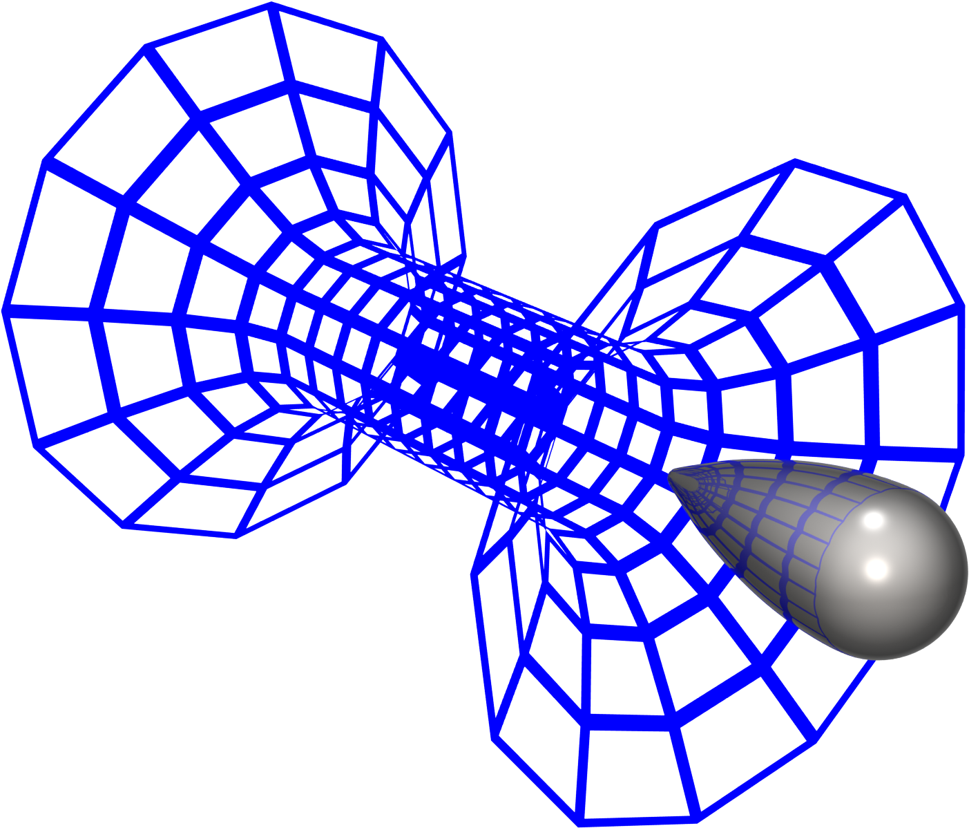 “there Are Different Levels Of Worm Holes, Or 'jumps' - Physics Clipart (1512x1248), Png Download
