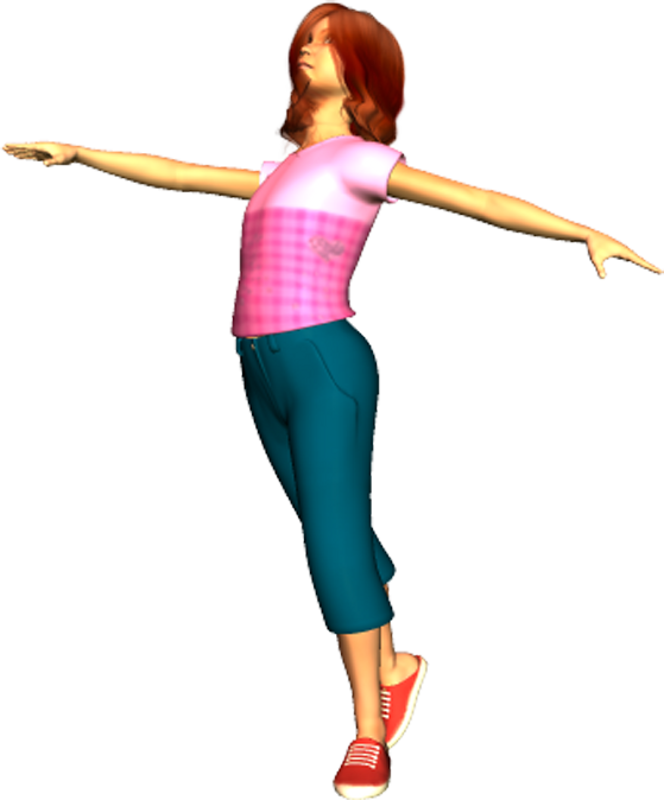 Katie Dancing Dreams Poser Png Clipart By Clipartcotttage - Clip Art Transparent Png (664x800), Png Download