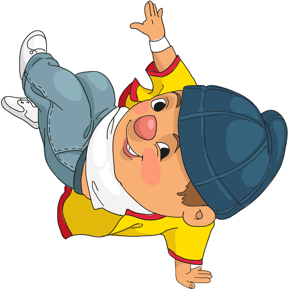 B ✿ Clipart Boy, Clips, Young People, Young Man, Clip - 街舞 卡通 - Png Download (1016x1024), Png Download