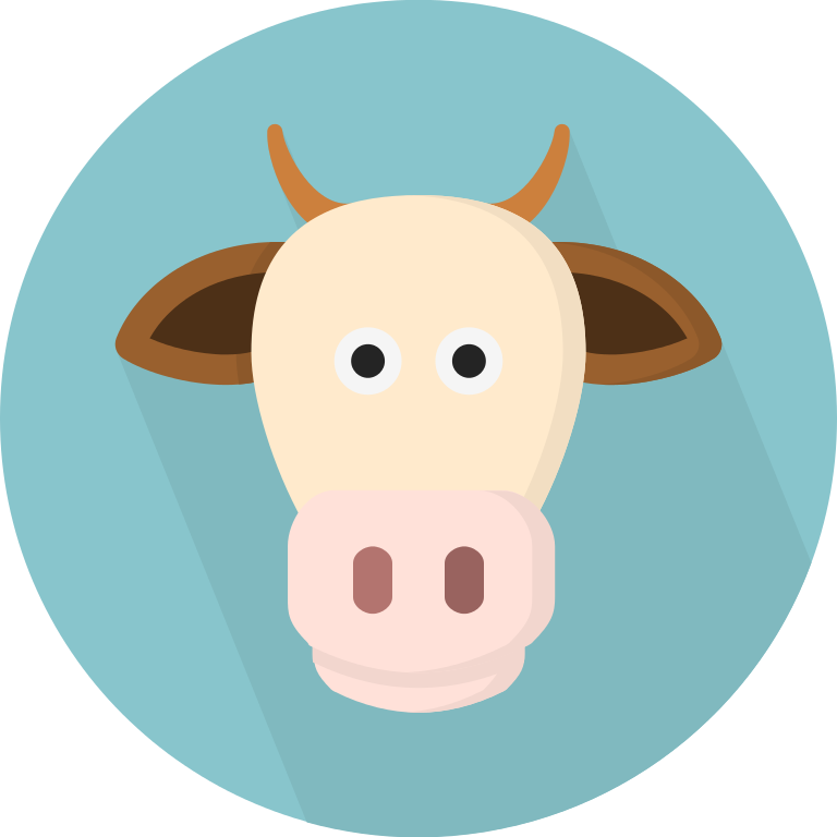 Creative Tail Animal Cow - Cow Vpn Clipart (768x768), Png Download