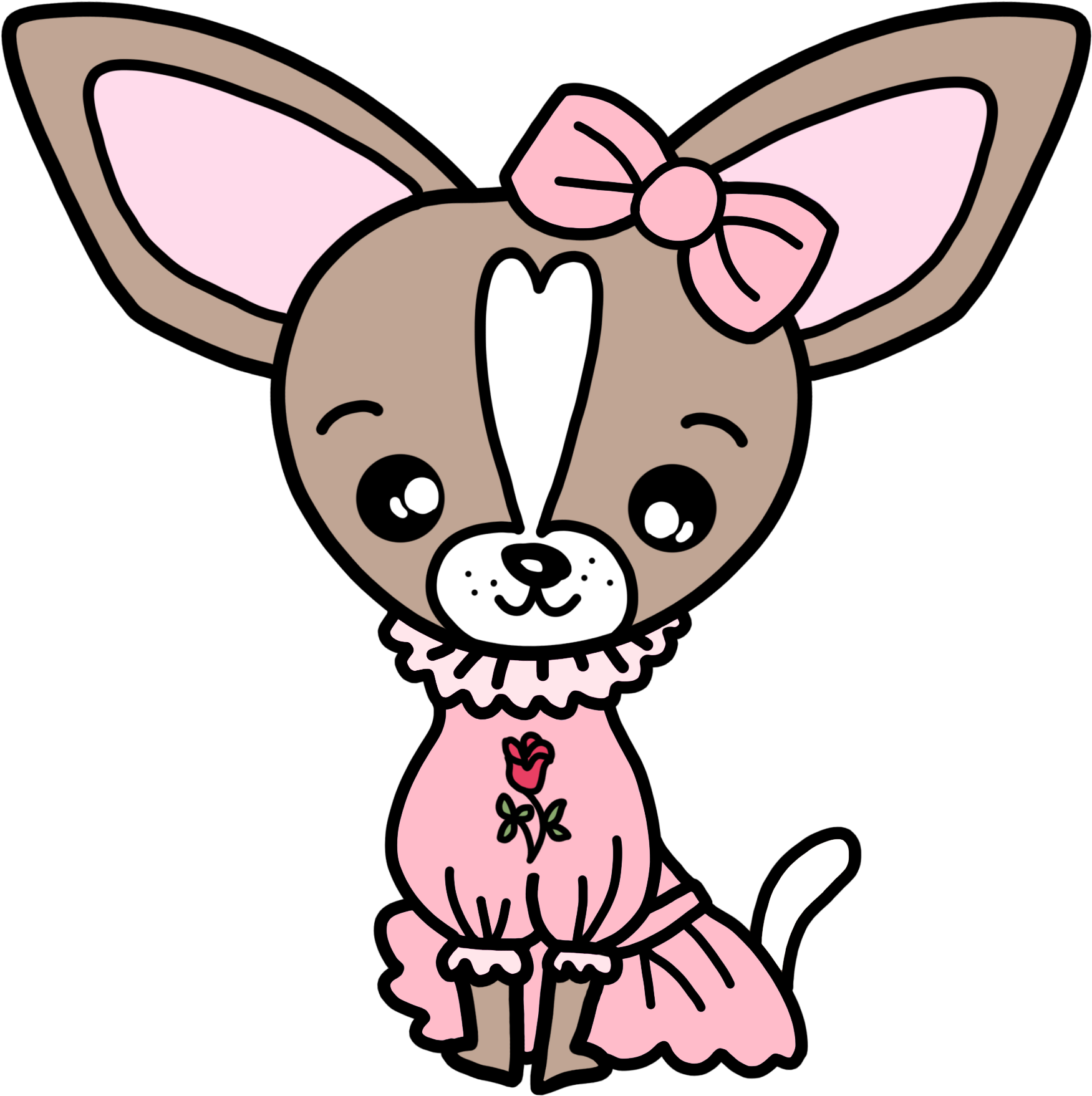 Iwona Kuziora - Ivo Adventures - Portfolio - Chihuahua - Giphy Clipart (1772x1772), Png Download