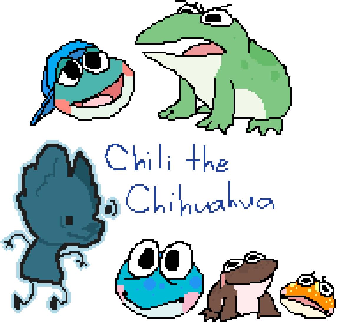 The Frog Network Doodles Part Clipart (1200x1200), Png Download