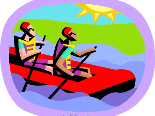 Rafting Clipart (640x480), Png Download