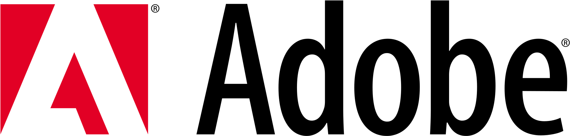 San Jose, Ca, United States - Adobe Logo Svg Clipart (2000x525), Png Download