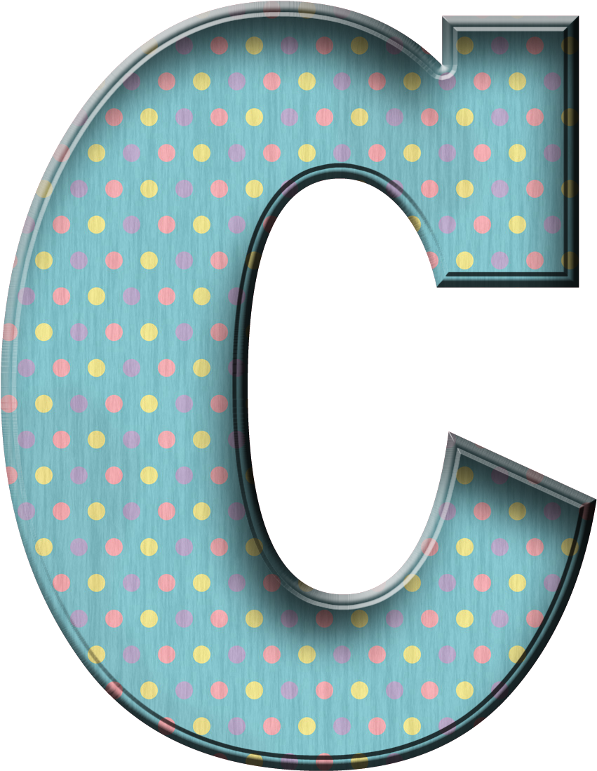 Granny Enchanted S Blog Free Blue Polka Digi Scrapbook - Letter Clipart (1200x1200), Png Download