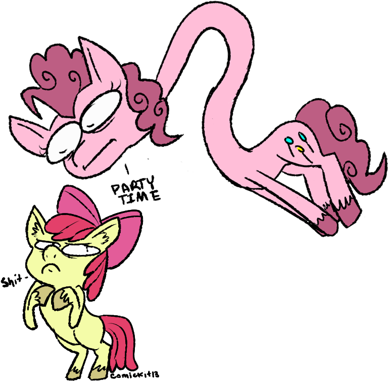 Apple Bloom, Artist - Cartoon Clipart (825x757), Png Download