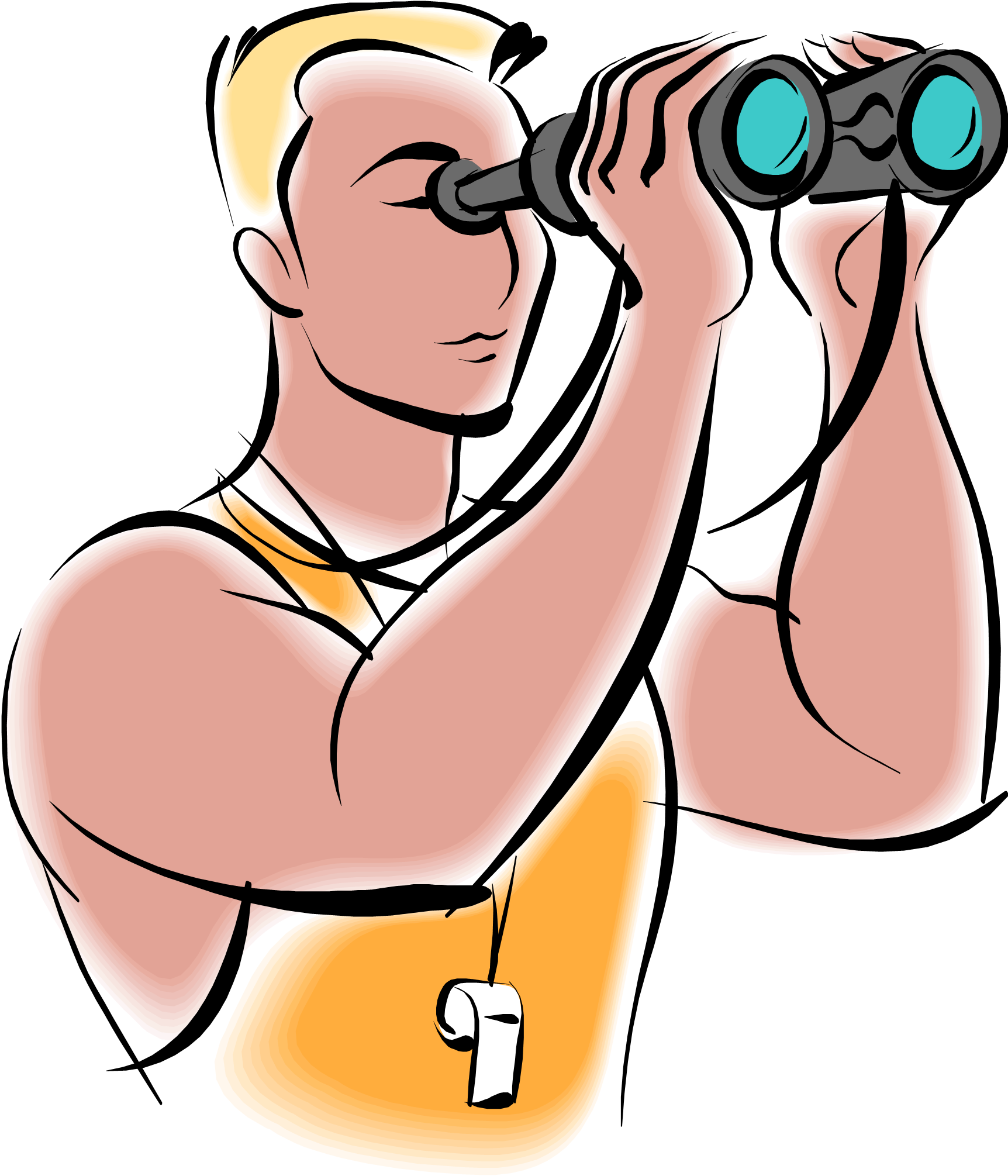 Sixth Annual Blessing Of The Lifeguards - Lifeguards Cartoon Clipart (1748x2020), Png Download