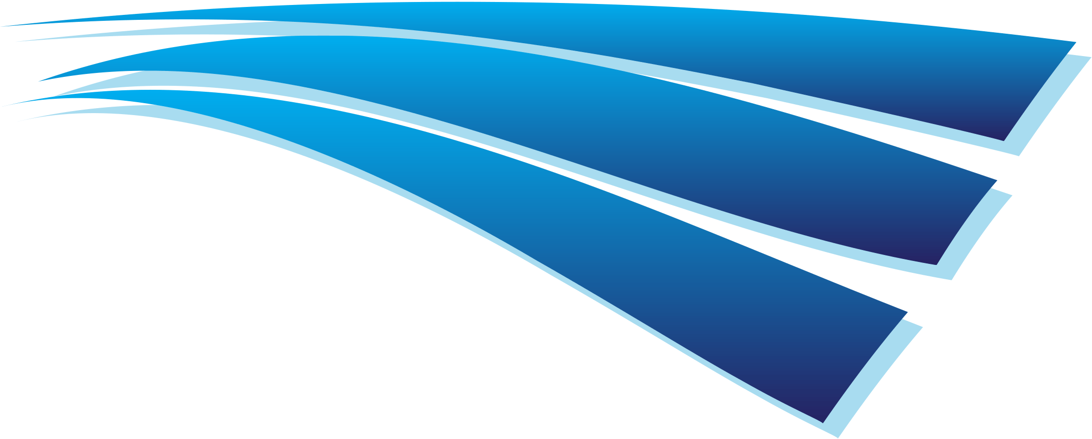 Go To Image - Blue Swoosh Png Clipart (2201x885), Png Download