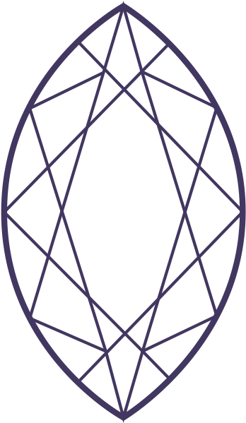 Marquise Shape Clipart (698x694), Png Download