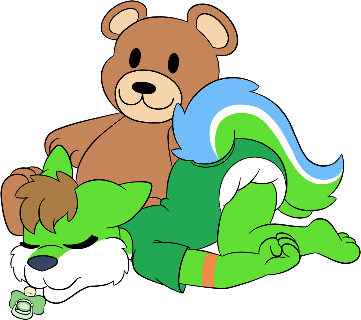 Nap Attack - Cartoon Clipart (1200x1060), Png Download