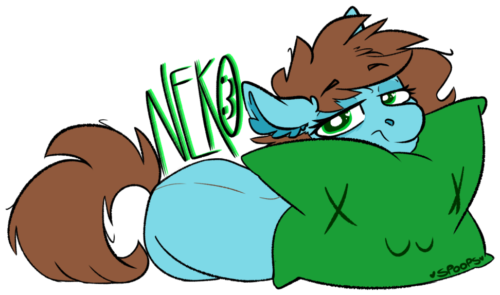 Spoopygander, Bedroom Eyes, Cute, Female, Laying Down, - Portable Network Graphics Clipart (1280x757), Png Download