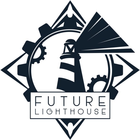 Location Madrid - Future Lighthouse Logo Clipart (600x602), Png Download