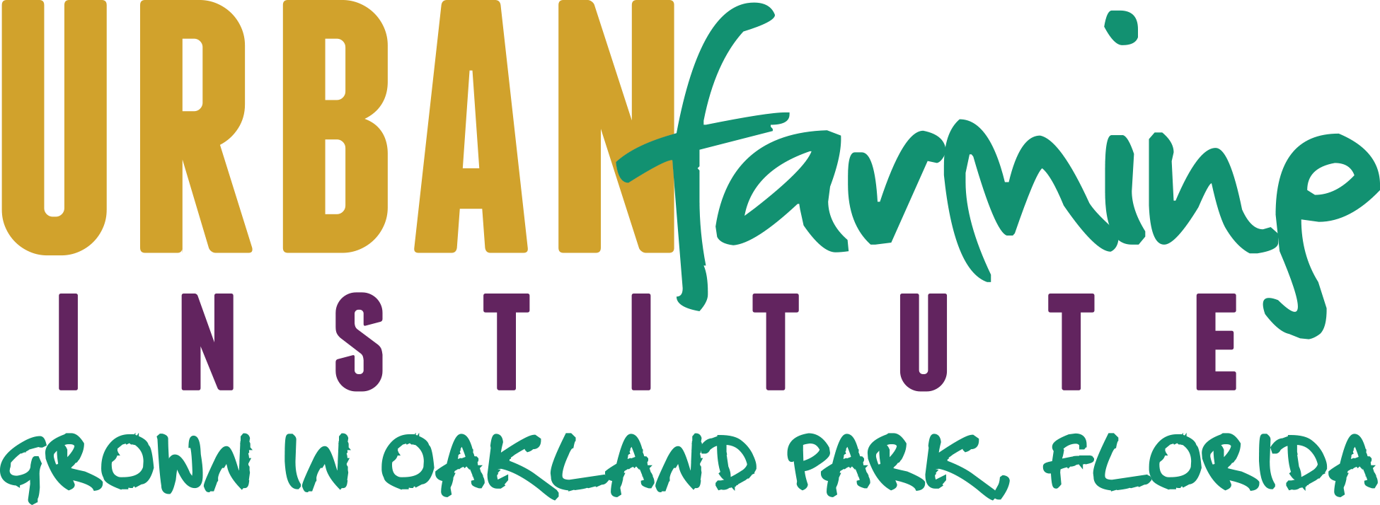 Urban Farming Institute Logo Clipart (1950x714), Png Download