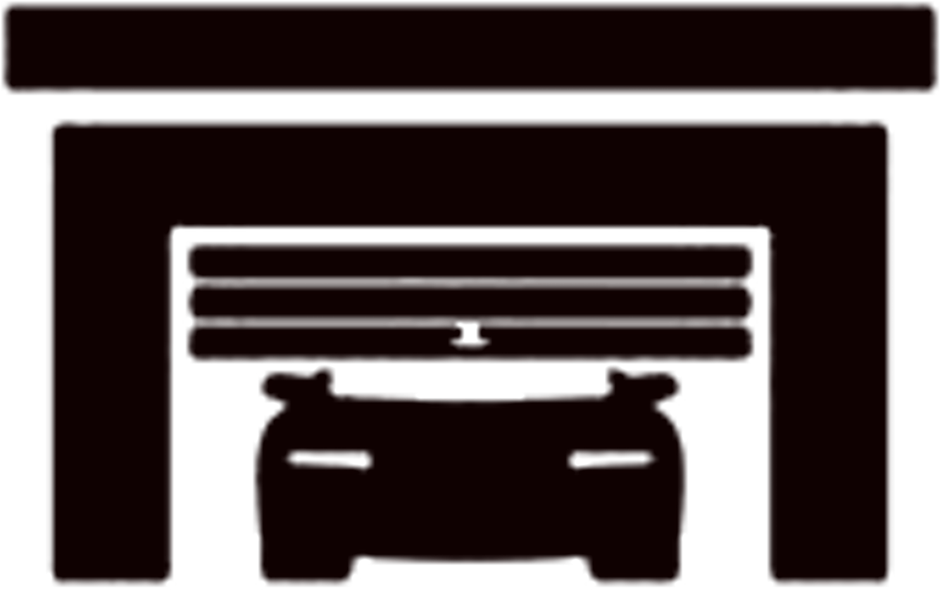 Garage Door Icon - Garage Door Icon Png Clipart (1350x1350), Png Download