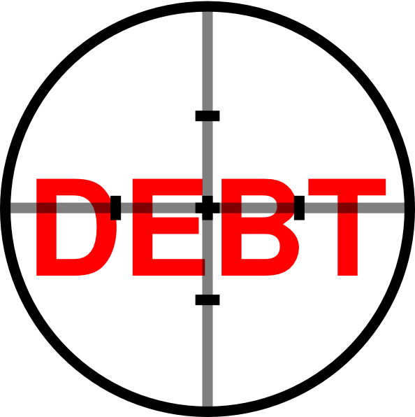 National Debt Clipart Transparent - Png Download (594x596), Png Download