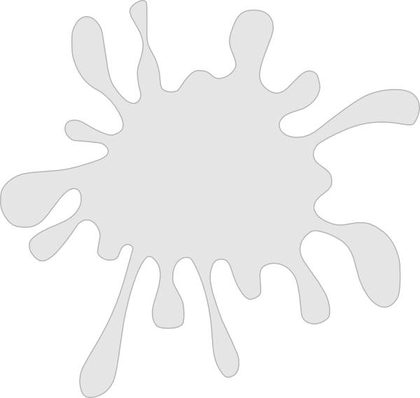 Splash Of White Paint Clipart (600x568), Png Download