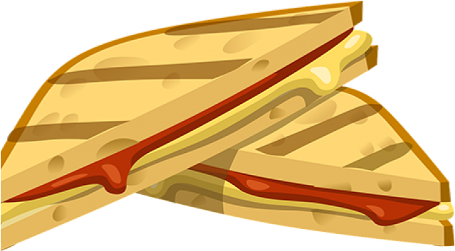 Sandwich Clipart Toasted Sandwich - Clip Art Toasted Sandwich - Png Download (640x480), Png Download