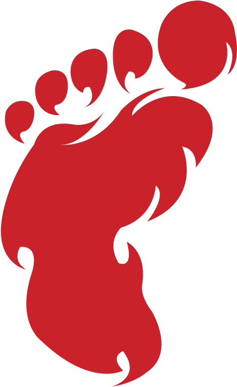 Bigfoot Clipart Foot - Illustration - Png Download (478x754), Png Download