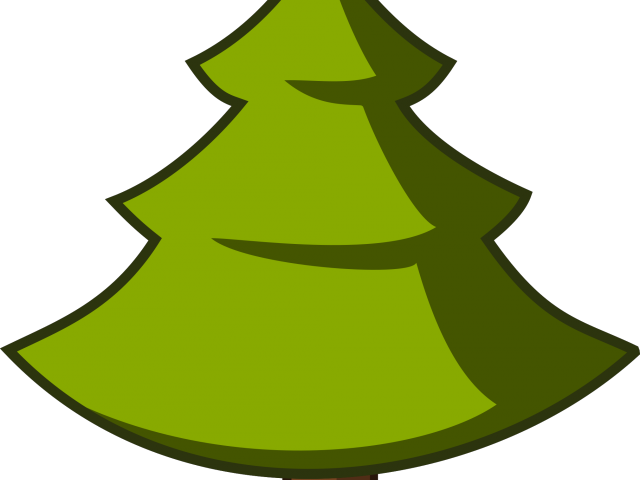 Decoration Clipart Christmas Tree - Christmas Tree Cartoon Clip - Png Download (640x480), Png Download