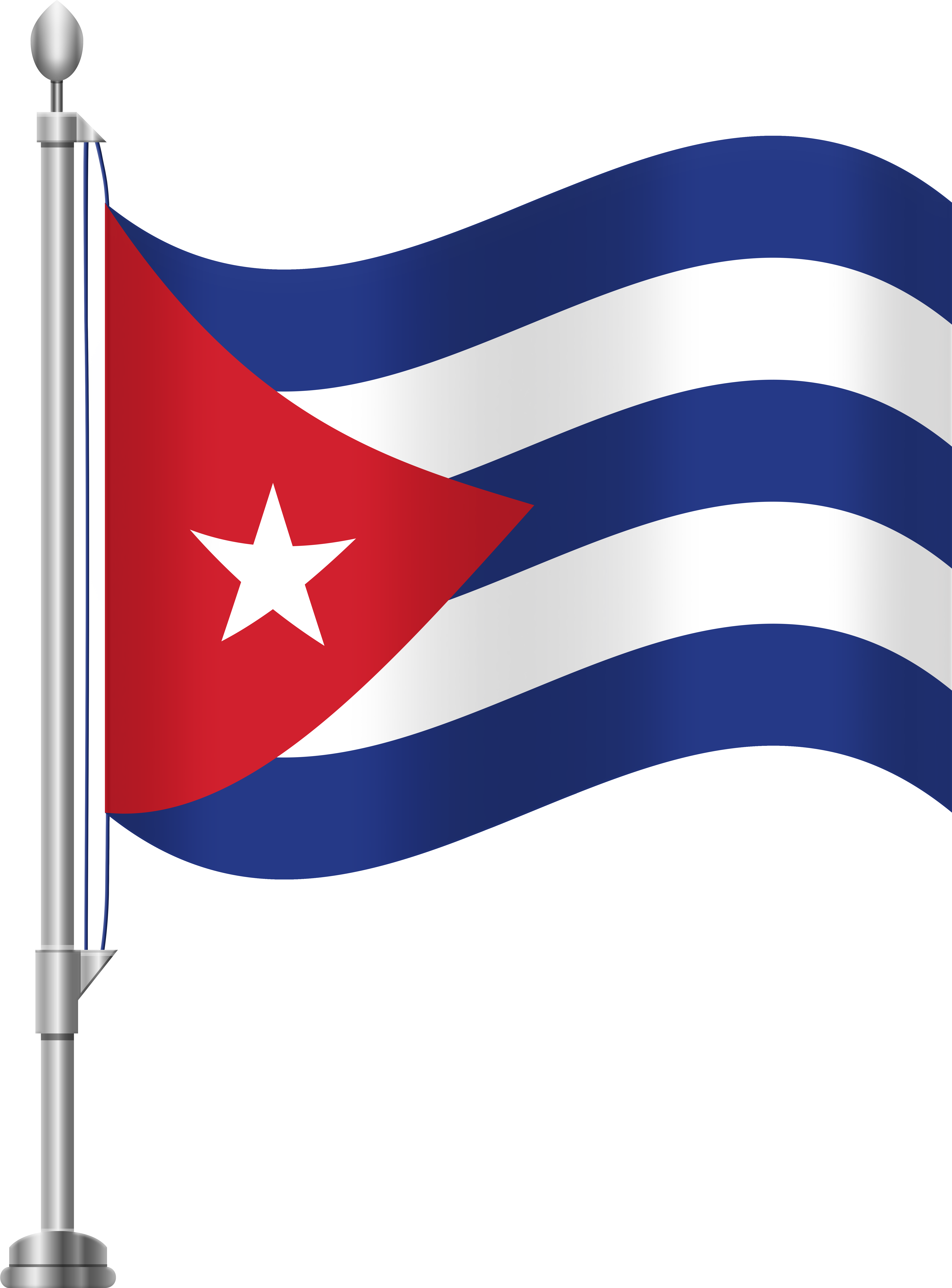 Cuba Flag Png Clip Art Transparent Png (6141x8000), Png Download