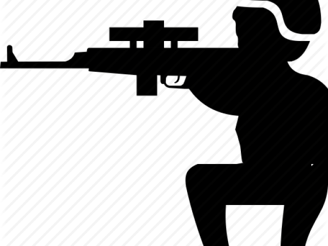 Sniper Clipart Sharpshooter - Sniper Icon Png Transparent Png (640x480), Png Download