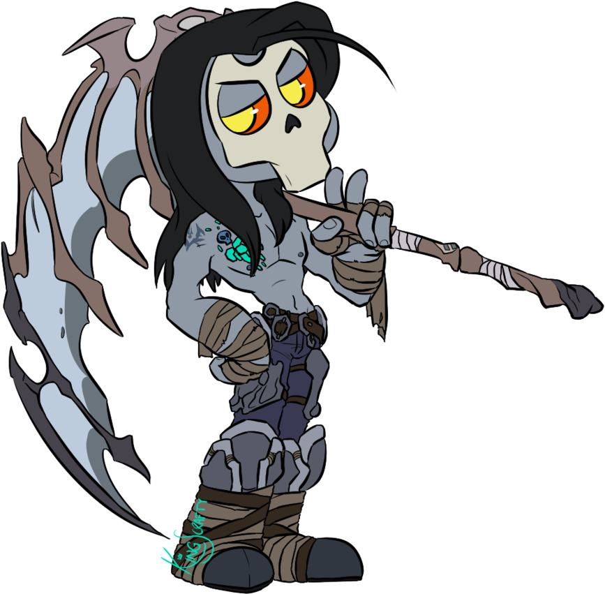3 Drawing Darksiders - Darksiders Clipart (894x894), Png Download