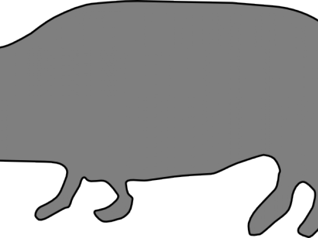 Gray Clipart Pig - Clip Art - Png Download (640x480), Png Download