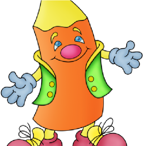 Crayon Clipart Orange Crayon - Transparent Background Crayon Clipart Png (640x480), Png Download