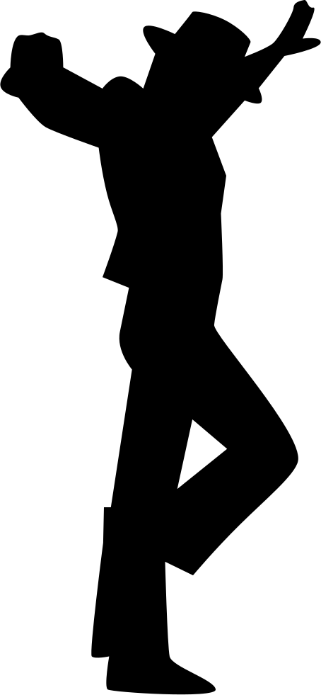 Flamenco Male Dancer Silhouette Comments - Male Dancer Silhouette Png Clipart (454x981), Png Download