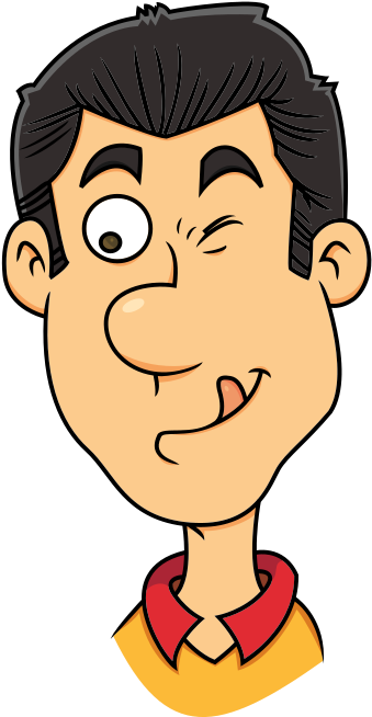 Hindi Joke Bollywood Music Download Film - Cartoon Man In Love Clipart (750x750), Png Download